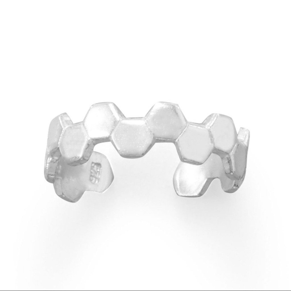 Honeycomb Toe Ring